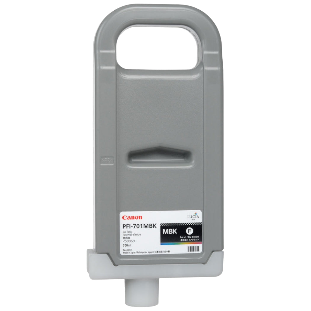 Canon PFI-701 700mL Matte Black PFI-701MBK Ink Cartridge, 0899B001AA