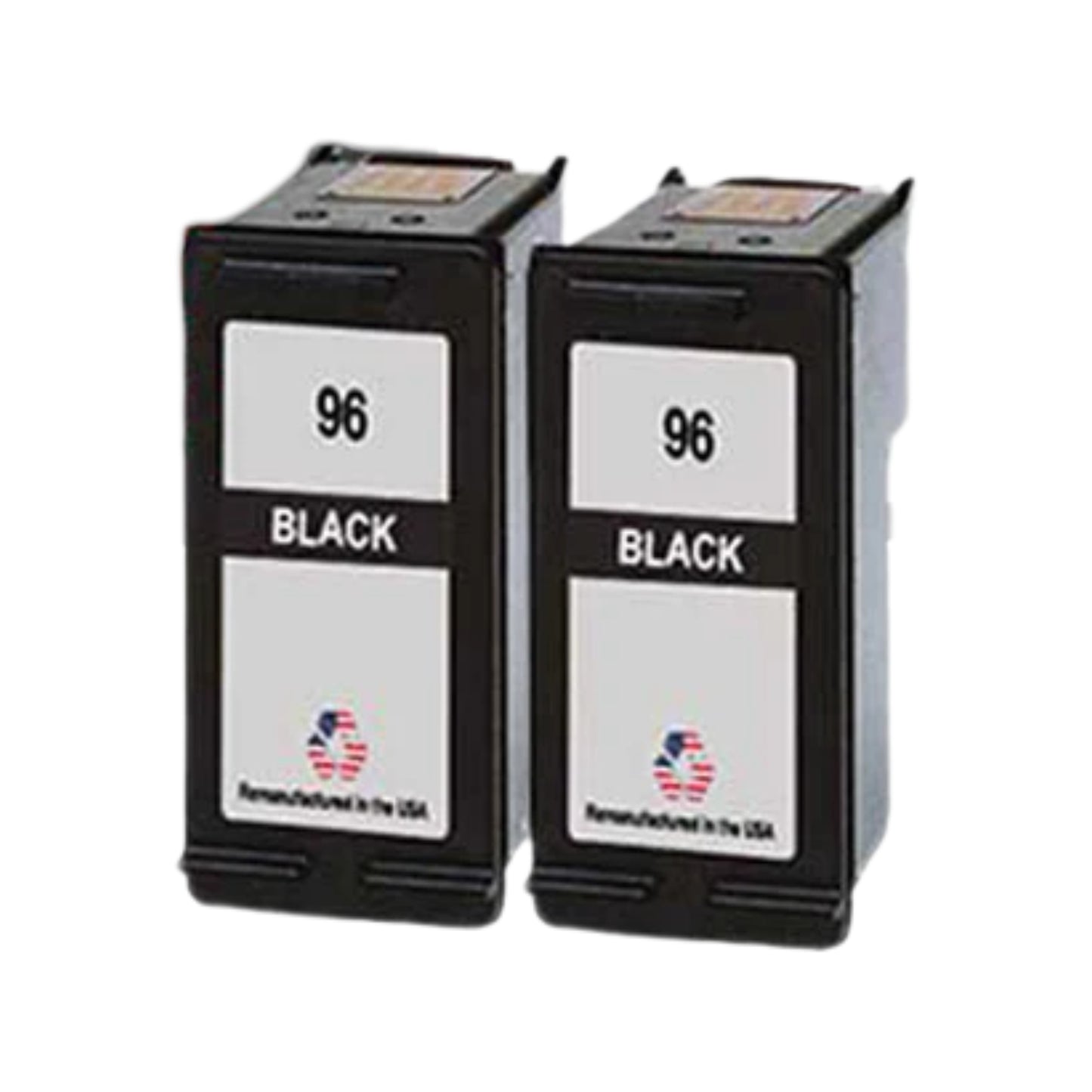 JIT Brand for HP 96 (C8767WN) Black Twin Pack Remanufactured in the USA Ink Cartridges
