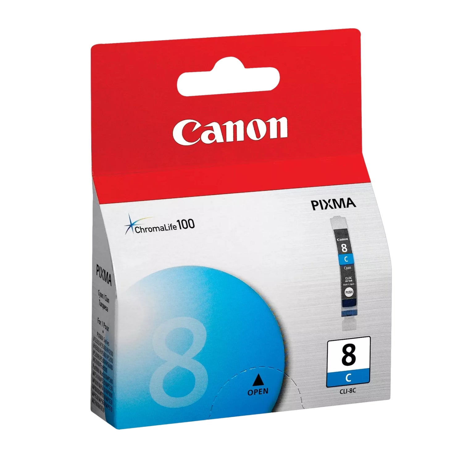 Canon CLI-8 Color Standard Yield Cyan Ink Tank
