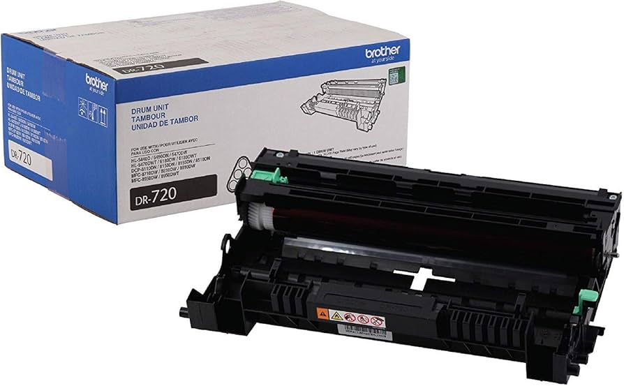 Genuine Brother DR-720 Standard-Yield Black Drum Unit