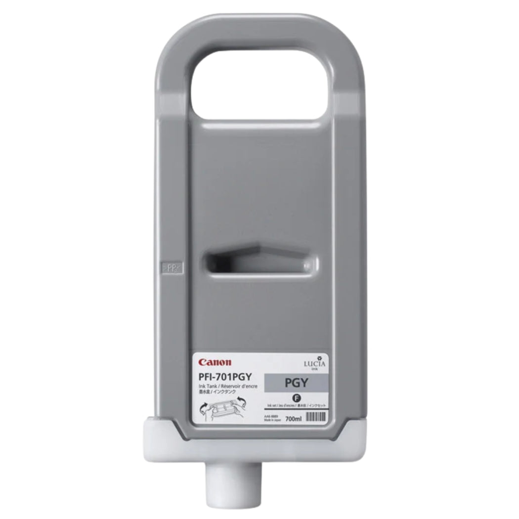 Genuine Canon 700ml PFI-701 Photo Gray High-Yield Ink Cartridge, 0910B001AA