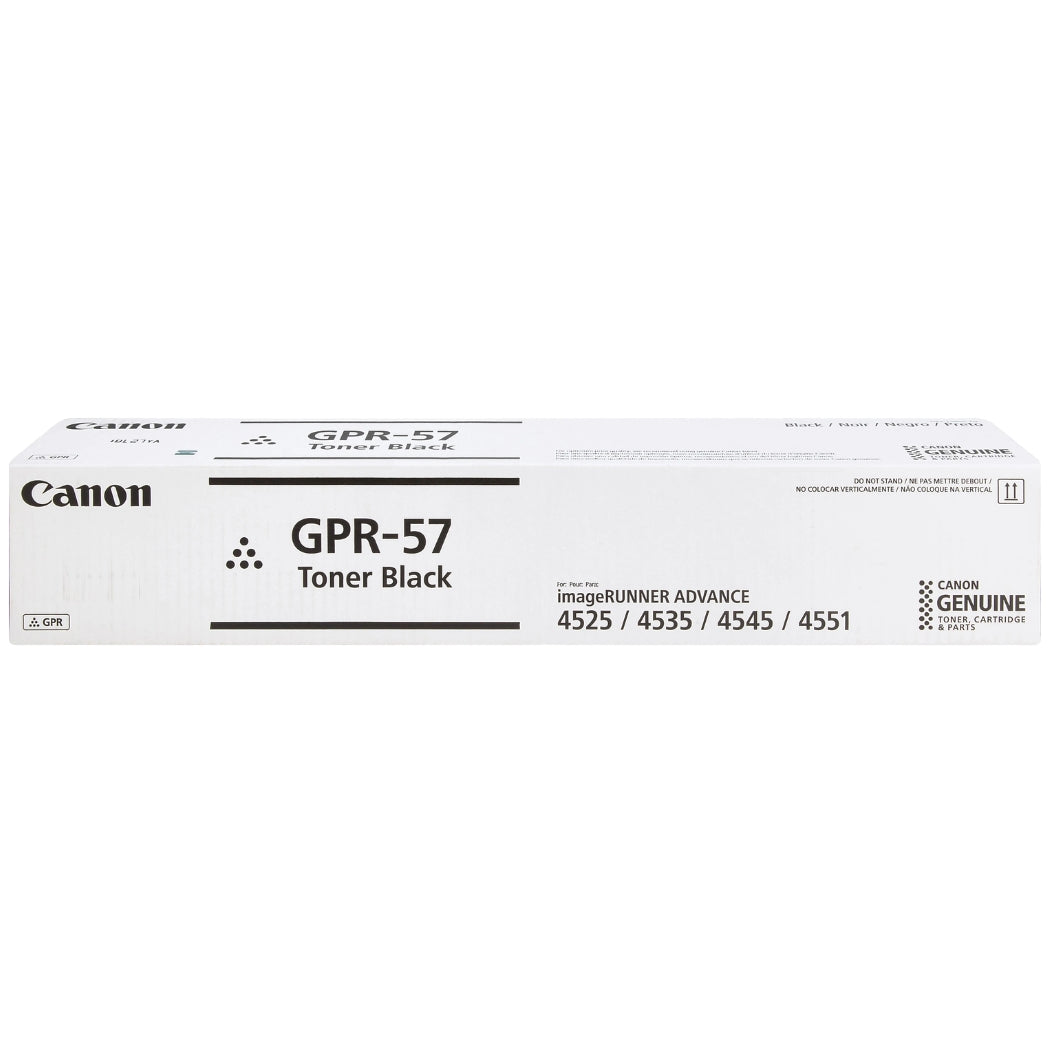 Genuine Canon GPR-57 Black Toner Cartridge, 0473C003AA