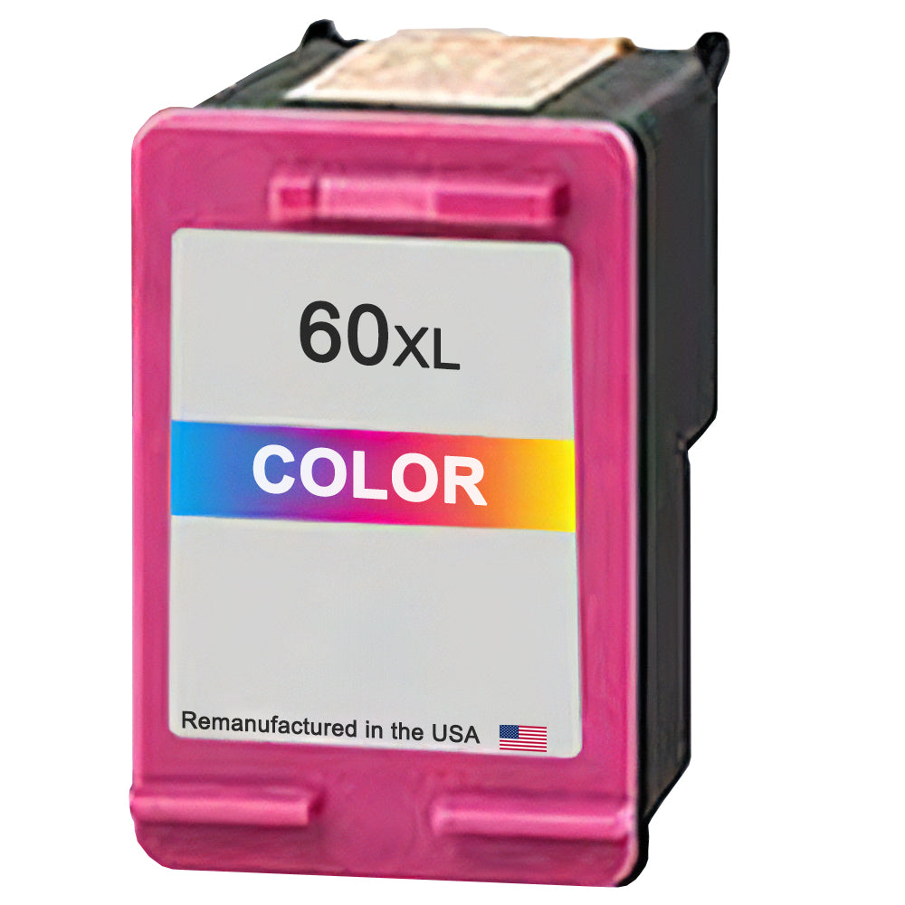 JIT Brand for HP 60XL (CC644WN) Color Remanufactured in the USA Ink Cartridge