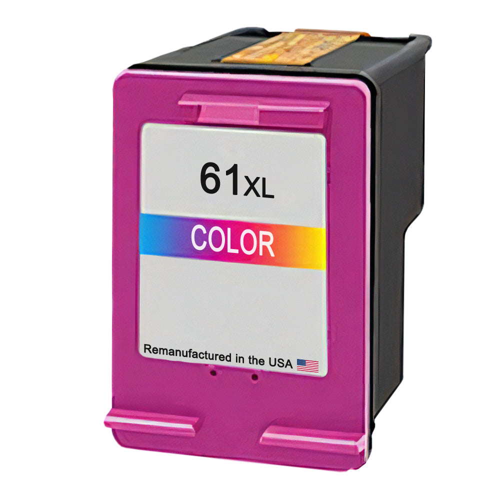 JIT Brand for HP 61XL (CH564WN) Color Remanufactured in the USA Ink Cartridges