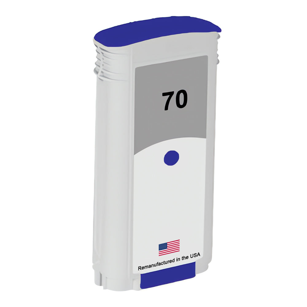 JIT Brand for HP 70 130-ml (C9458A) Blue Remanufactured in the USA Ink Cartridge