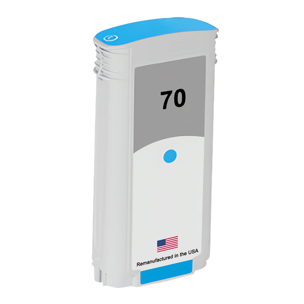 JIT Brand for HP 70 130-ml (C9452A) Cyan Remanufactured in the USA Ink Cartridge