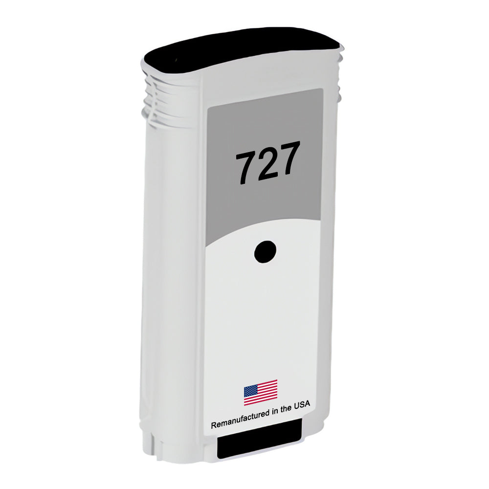 JIT Brand for HP 727 130mL (B3P23A) Photo Black Remanufactured in the USA Ink Cartridges