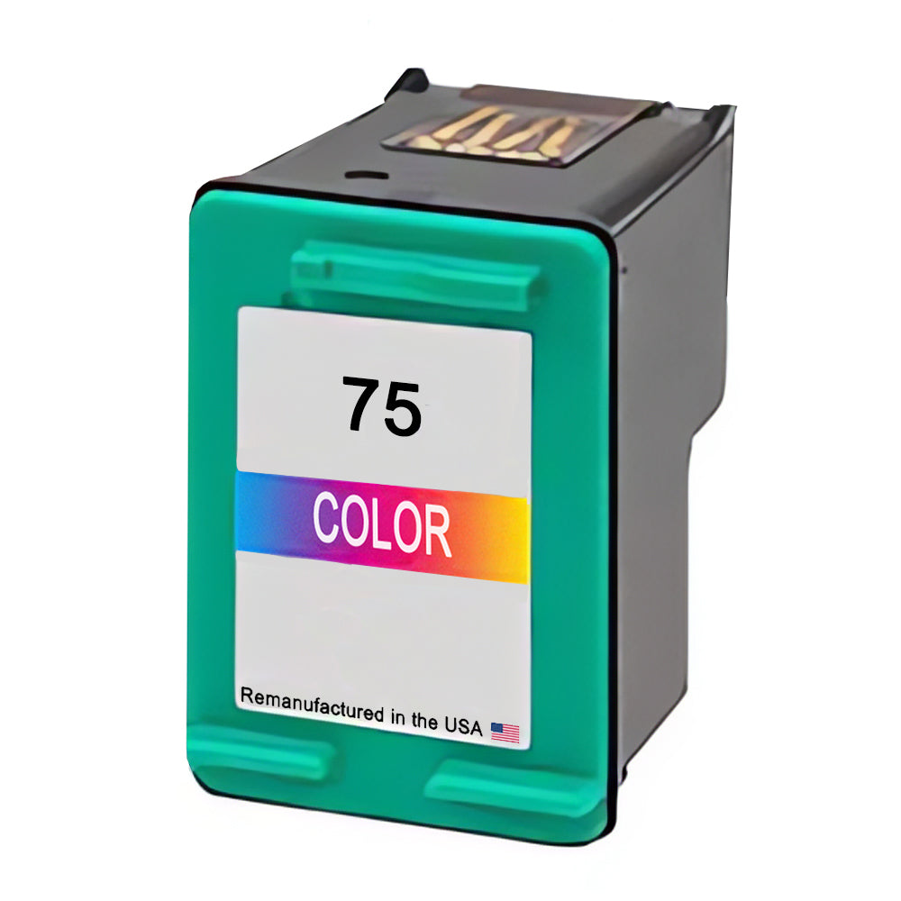 JIT Brand for Canon HP 75 (CB337WN) Color Remanufactured in the USA Ink Cartridge