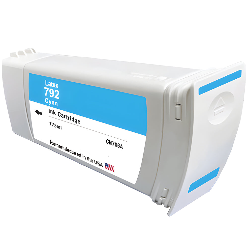 JIT Brand for HP 792 775mL (CN706A) Cyan Remanufactured in the USA Ink Cartridge