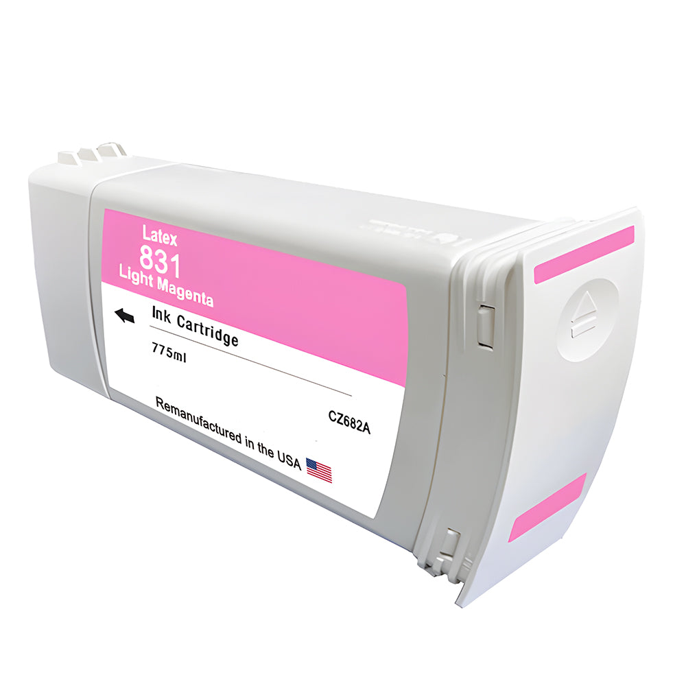 JIT Brand for HP 831 (CZ687A) Light Magenta Latex 775-ml High Quality Remanufactured in the USA Ink Cartridge
