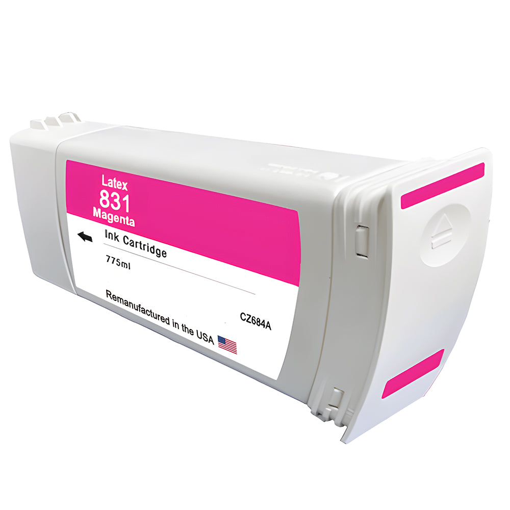 JIT Brand for HP 831 (CZ684A) Magenta Latex 775-ml High Quality Remanufactured in the USA Ink Cartridge