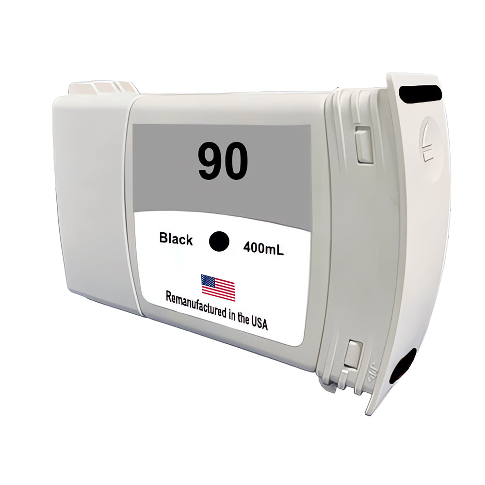 JIT Brand for HP 90 400mL (C5058A) Black Remanufactured in the USA Ink Cartridge