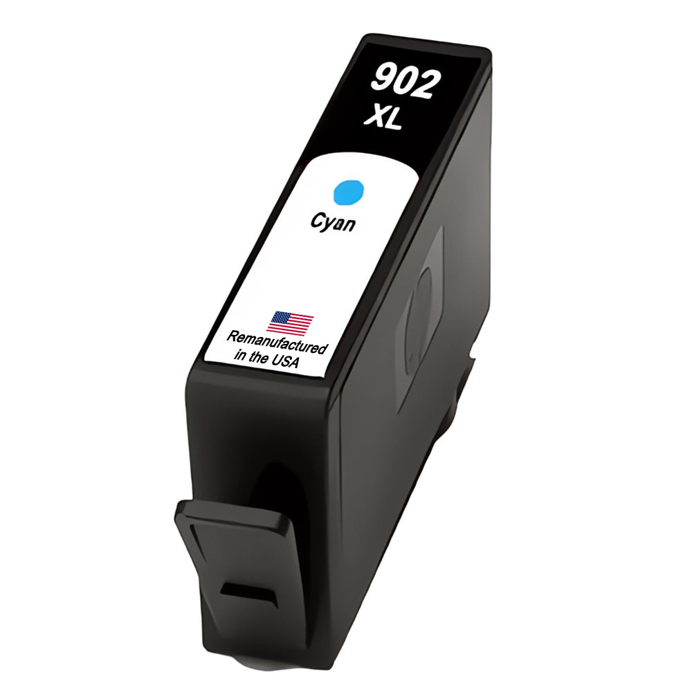 JIT Brand for HP 902XL (T6M02AN) Cyan Remanufactured in the USA Ink Cartridge