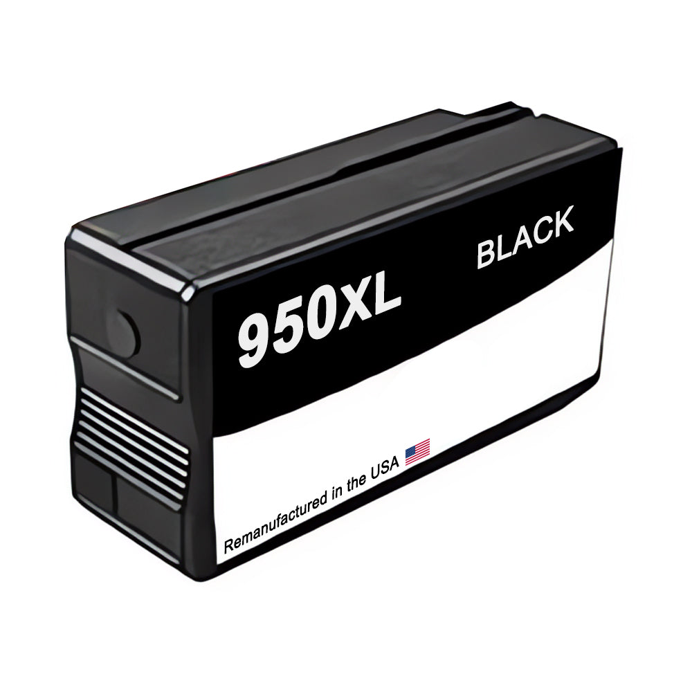 JIT Brand for HP 950XL (CN045AN) Black Remanufactured in the USA Ink Cartridge