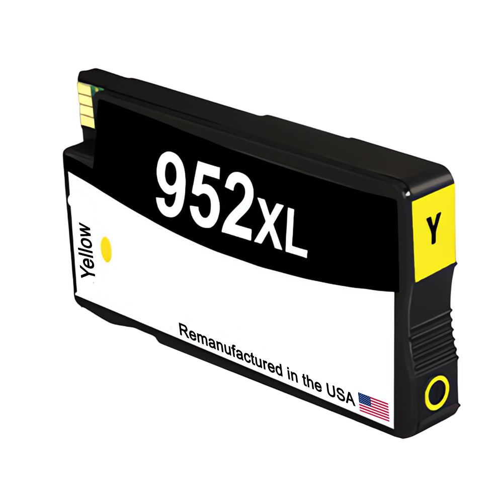 JIT Brand for HP 952XL (L0S67AN) Yellow Remanufactured in the USA Ink Cartridge