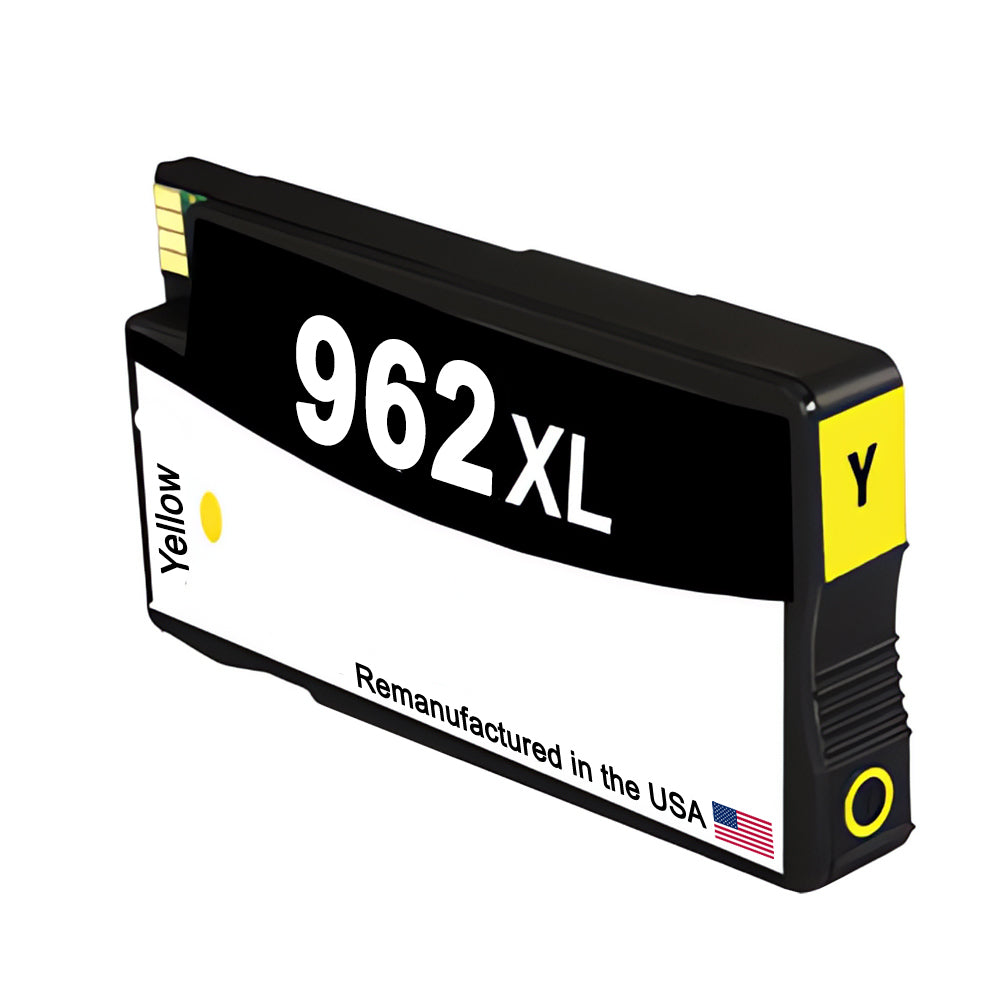 JIT Brand for HP 962XL (3JA02AN) Yellow Remanufactured in the USA Ink Cartridge