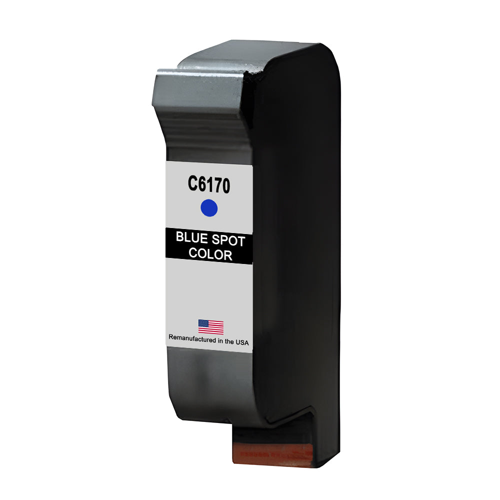 JIT Brand for HP C6170A Blue Spot Color Remanufactured in the USA Ink Cartridge
