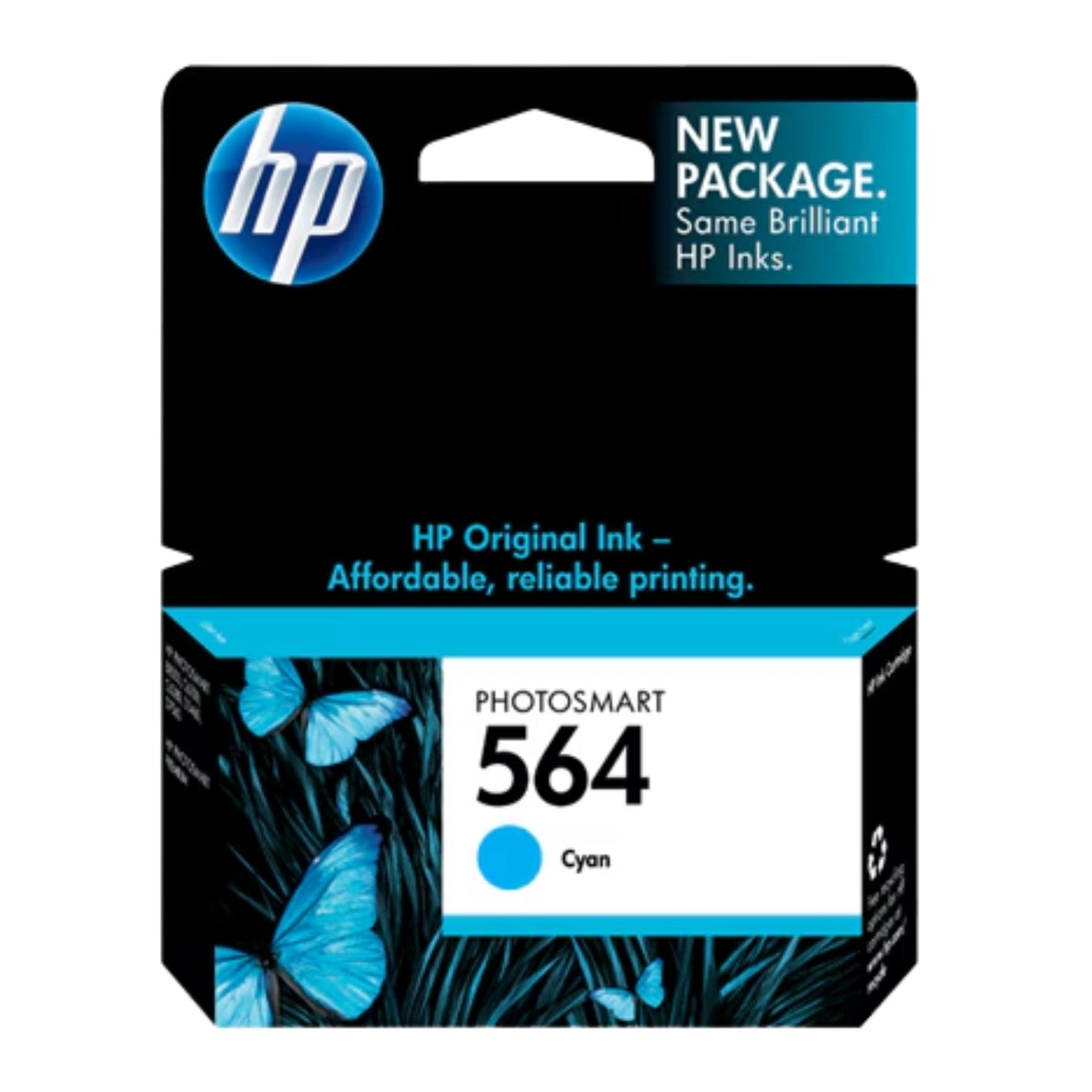 Original HP 564 (CB318WN) Cyan Ink Cartridge