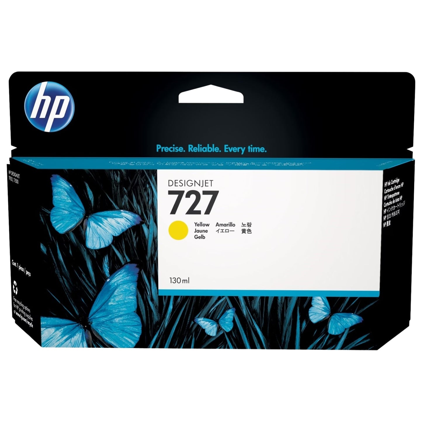 HP 727 130mL (B3P21A) Yellow Ink Cartridge