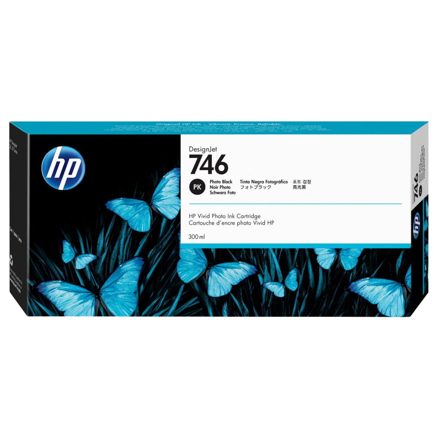 Original HP 746 300mL Photo Black (P2V82A) Ink Cartridge