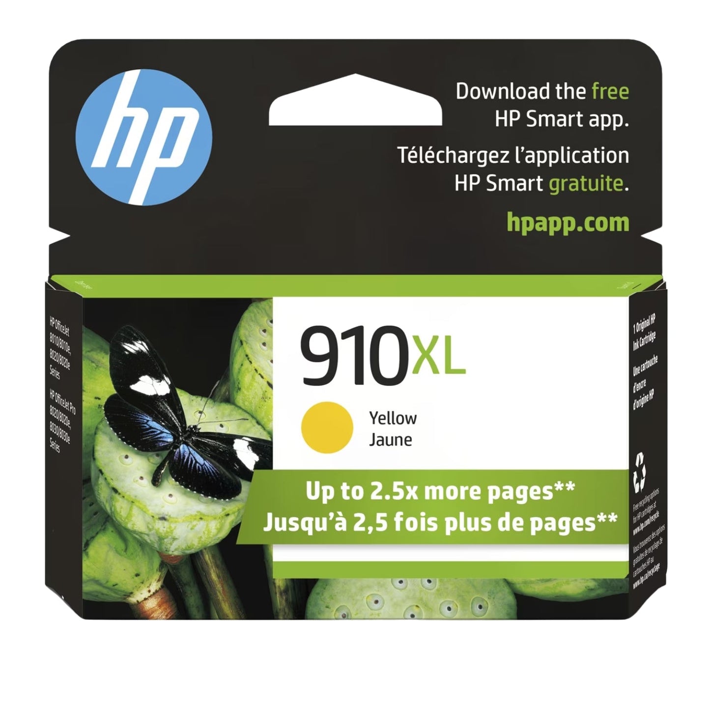 Original HP 910XL (3YL64AN) Yellow High Yield Ink Cartridge