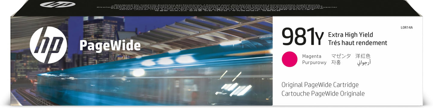 Genuine HP 981Y Extra High Yield PageWide Ink Cartridge, L0R14A