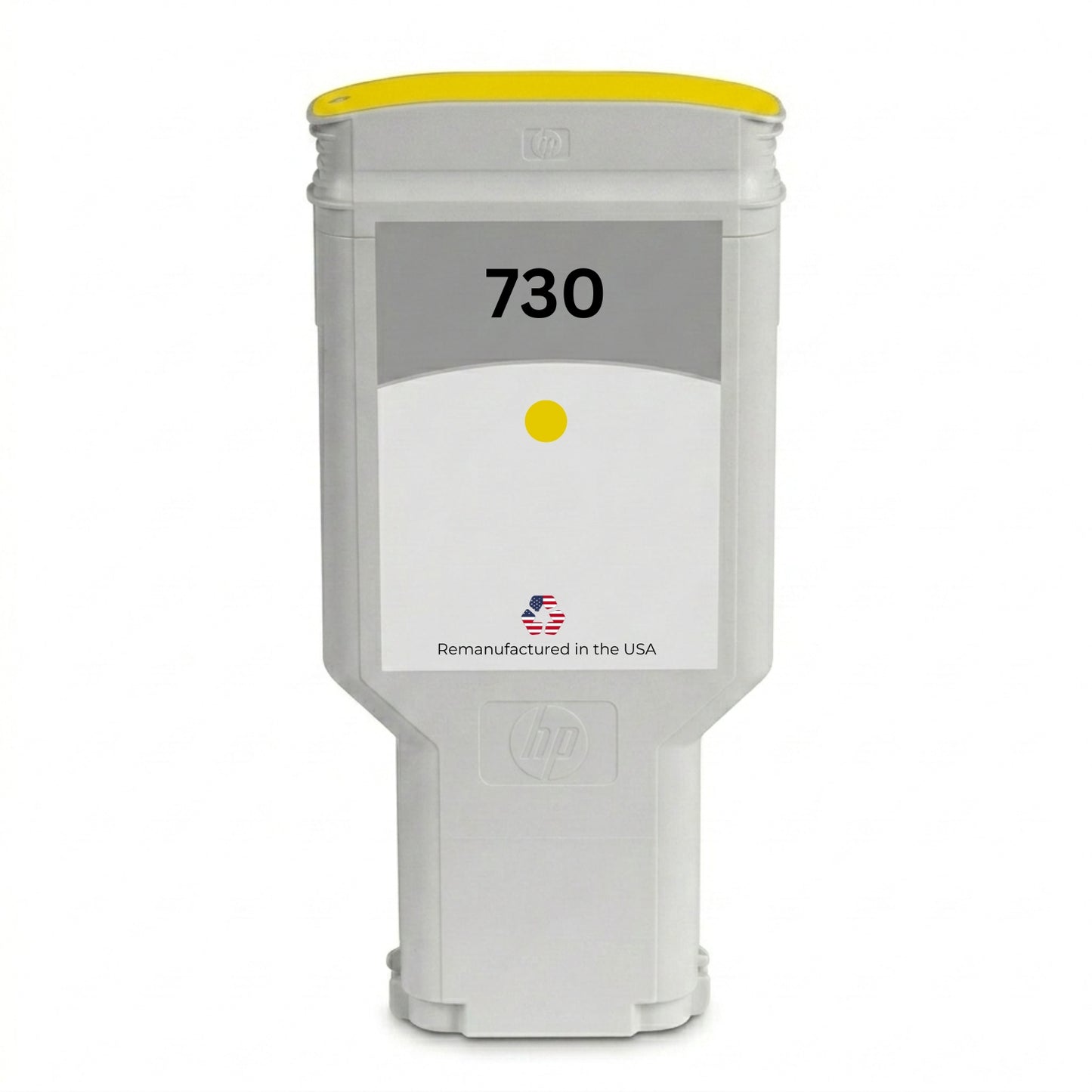 JIT Brand for HP 730 300ML (P2V70A) Yellow Remanufactured in the USA Ink Cartridge, P2V70A