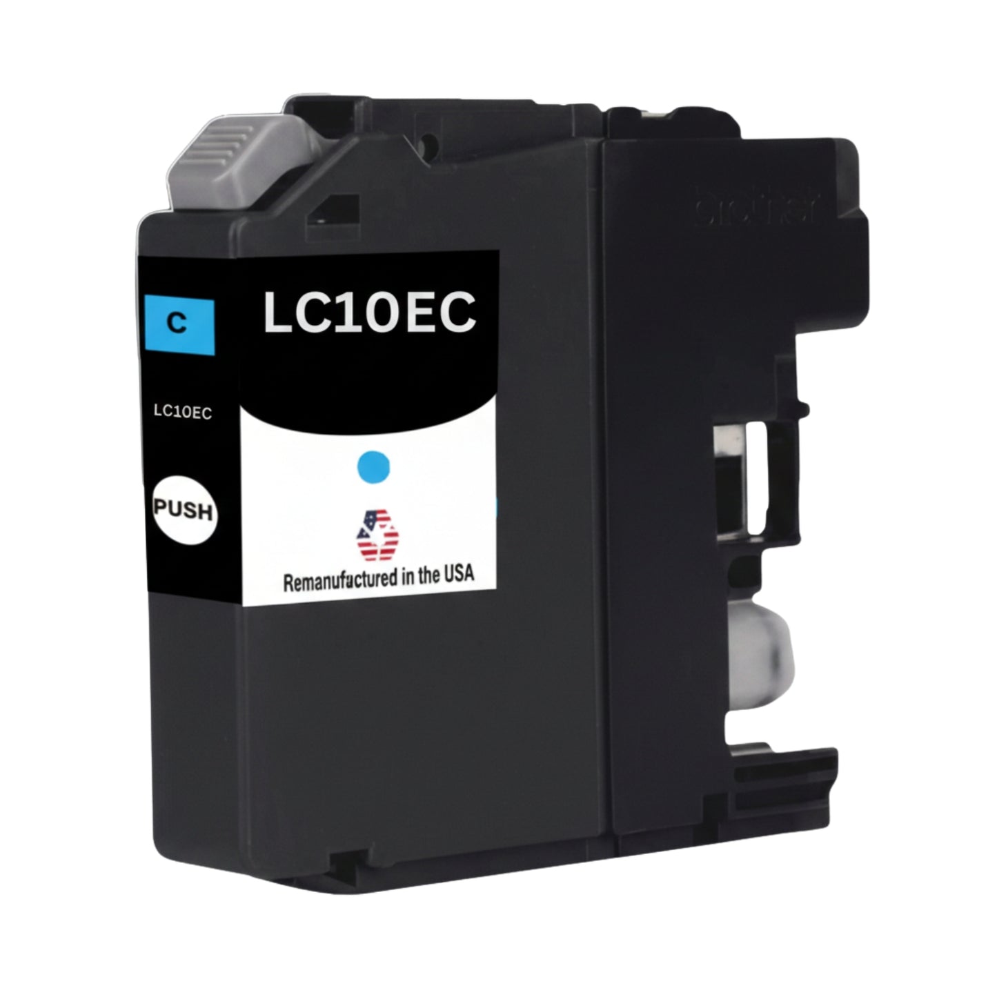 JIT Brand for Brother LC10E Cyan Remanufactured in the USA Ink Cartridge