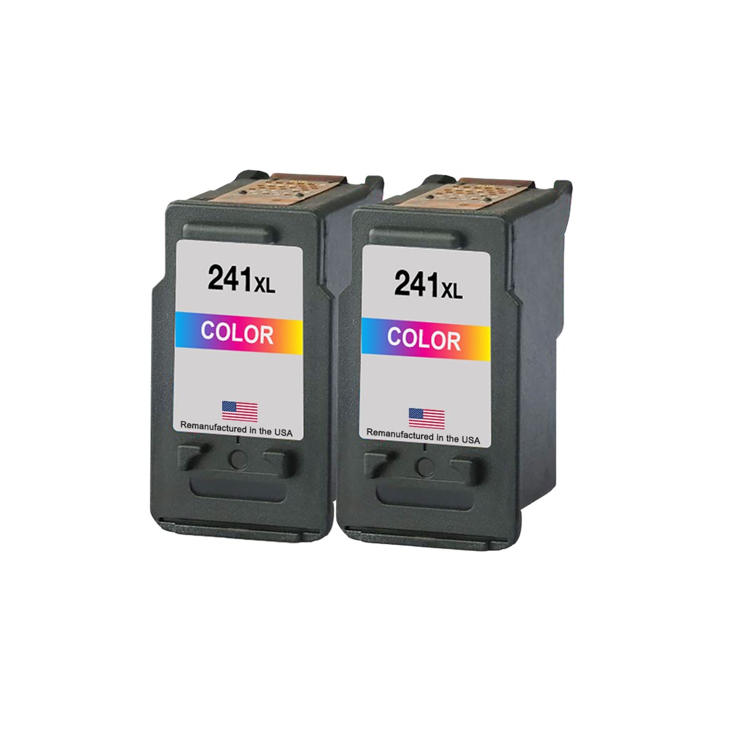 JIT Brand for Canon CL-241XL Color Twin Pack High Yield Remanufactured in the USA Ink Cartridges