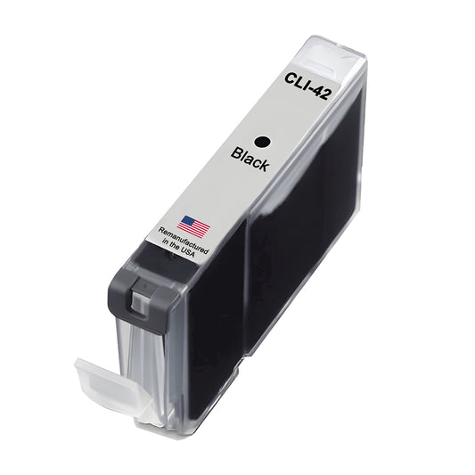JIT Brand for Canon CLI-42 Black Remanufactured in the USA Ink Cartridges
