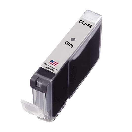 JIT Brand for Canon CLI-42 Gray Remanufactured in the USA Ink Cartridges
