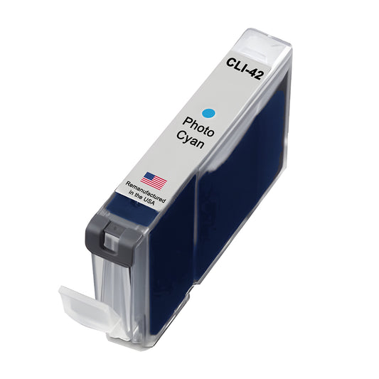 JIT Brand for Canon CLI-42 Photo Cyan Remanufactured in the USA Ink Cartridges
