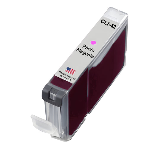 JIT Brand for Canon CLI-42 Photo Magenta Remanufactured in the USA Ink Cartridges
