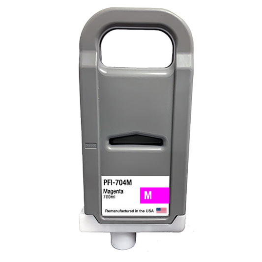JIT Brand for Canon PFI-704 700mL Magenta PFI-704M Remanufactured in the USA Ink Cartridge