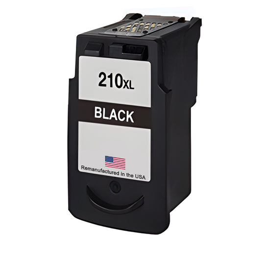 JIT Brand for Canon PG-210XL Black Remanufactured in the USA Ink Cartridge
