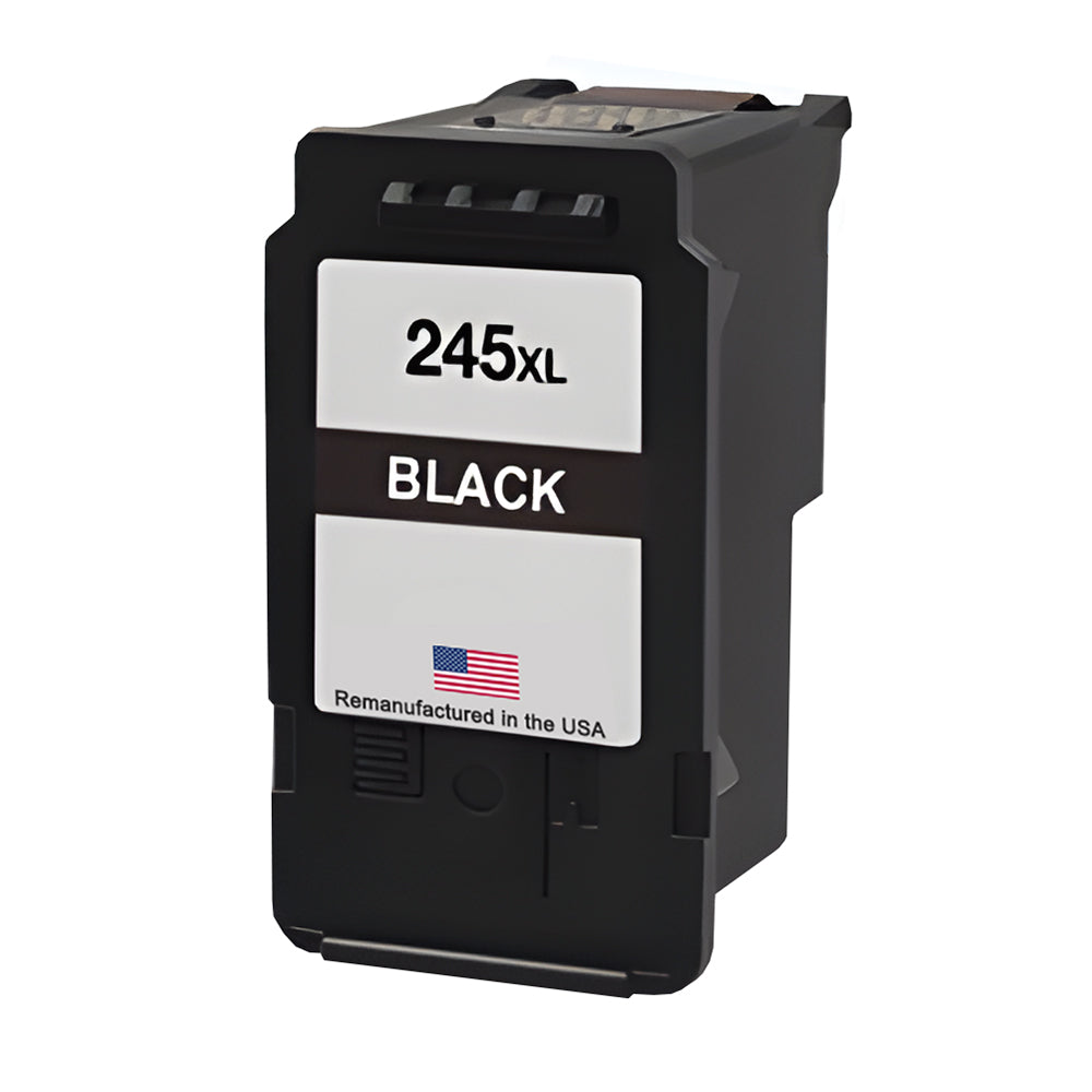 JIT Brand for Canon PG-245XL Black High Yield Remanufactured in the USA Ink Cartridges