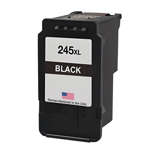 JIT Brand for Canon PG-245XL Black High Yield Remanufactured in the USA Ink Cartridges
