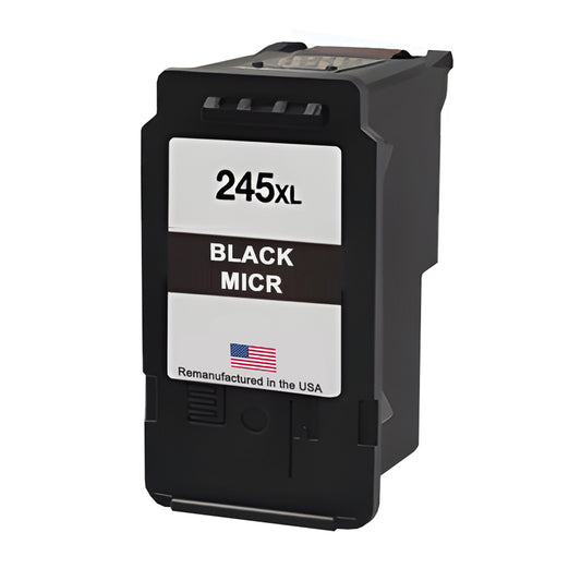 JIT Brand for Canon PG-245XL Black MICR High Yield Remanufactured in the USA Ink Cartridge