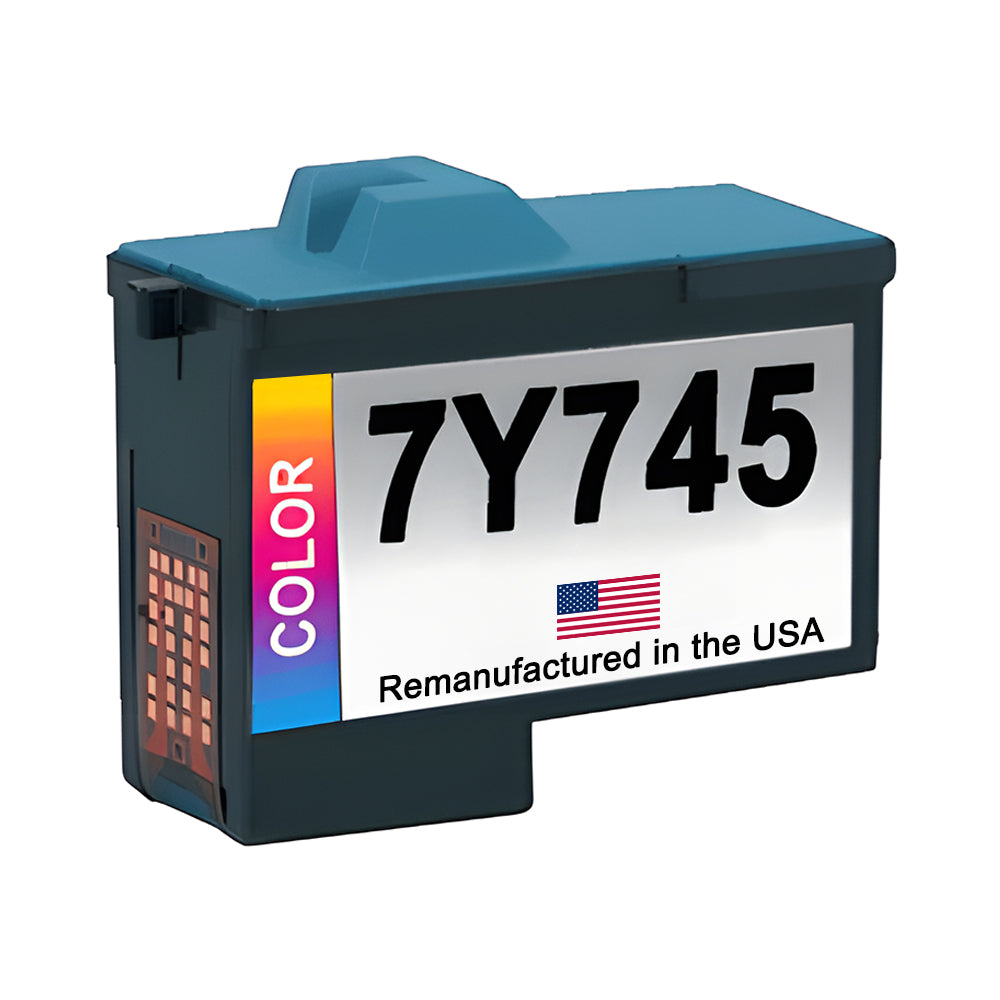 JIT Brand for Dell Series 2 7Y745 Color Remanufactured in the USA Ink Cartridge