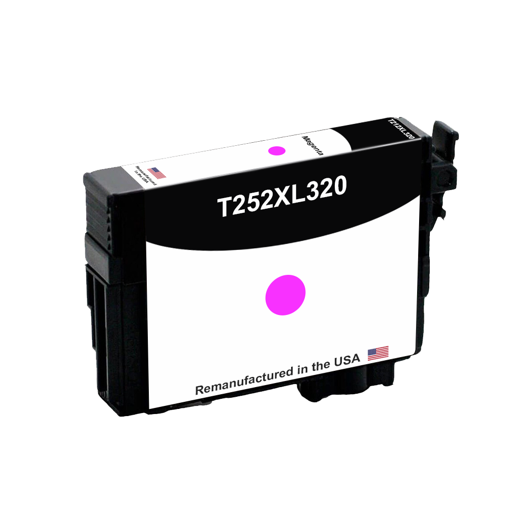 JIT Brand for Epson T252XL Magenta Remanufactured in the USA Ink Cartridges