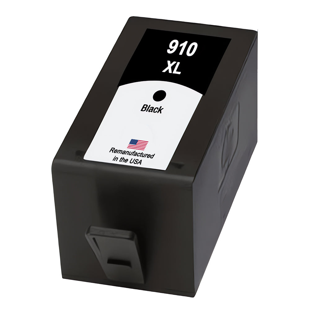 JIT Brand for HP 910XL (3YL65AN) Black High Yield Remanufactured in the USA Ink Cartridges