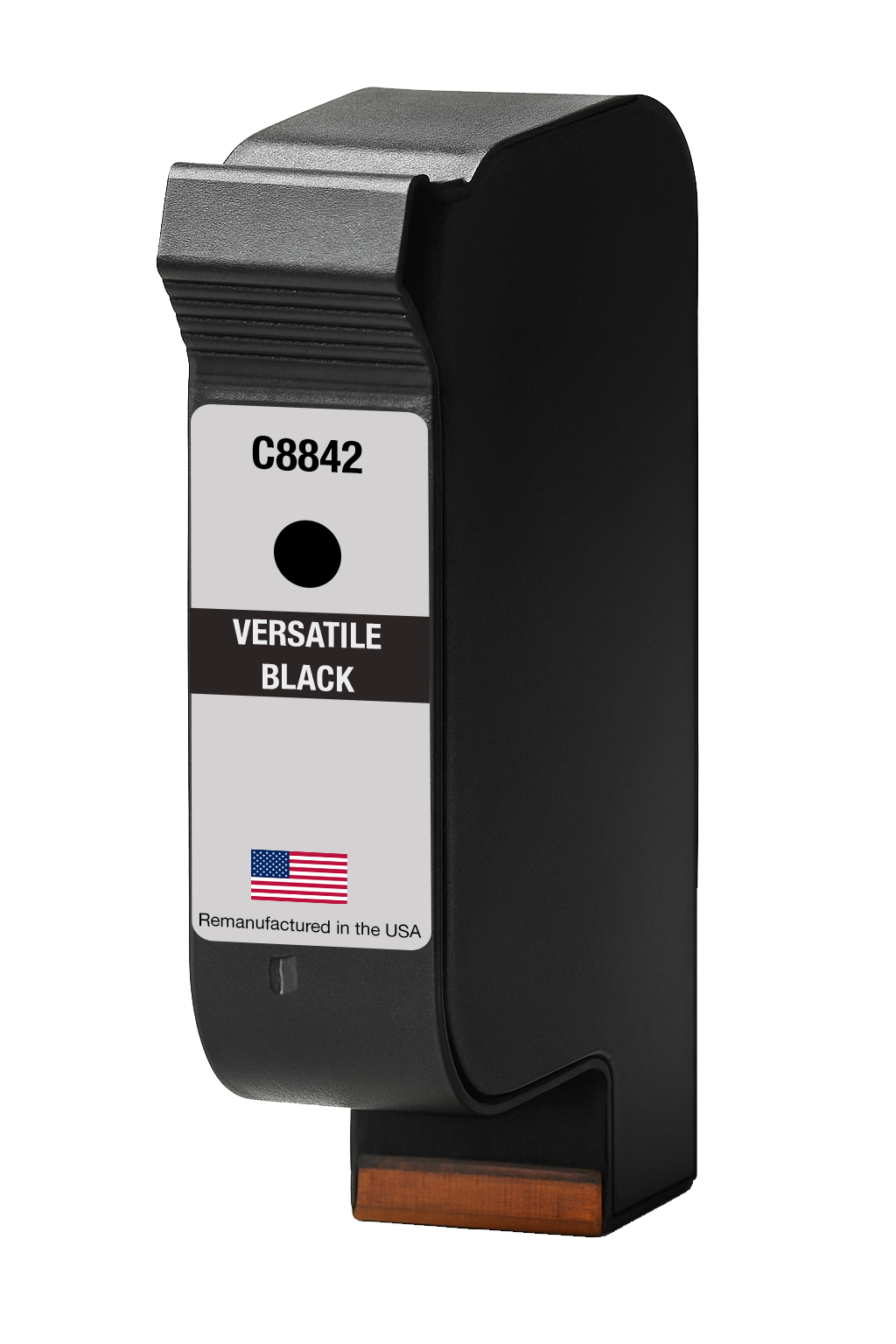 JIT Brand for HP C8842A TIJ Versatile Black Replacement Ink Cartridge Fast Drying
