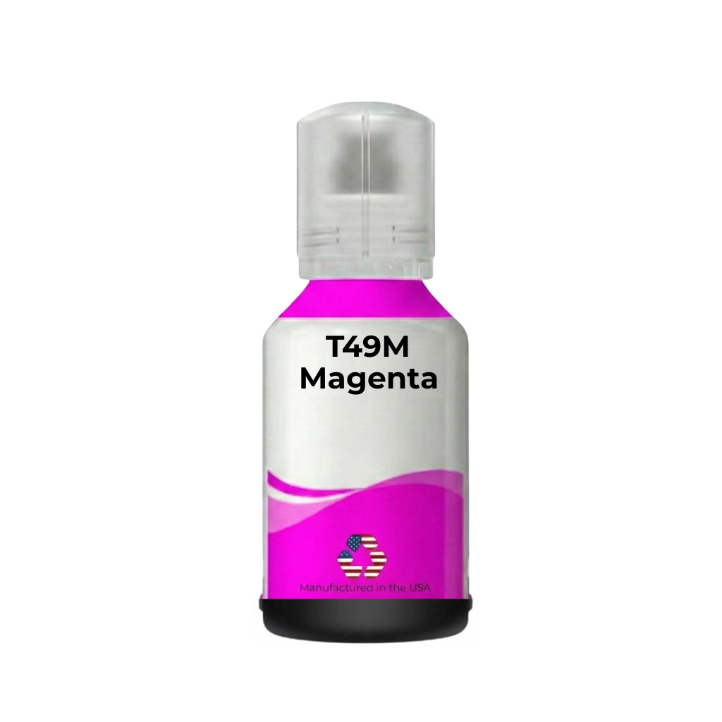 JIT For Epson T49M (T49M320) 140 ml Magenta Standard Yield Sublimation Ink Bottle Made in the USA