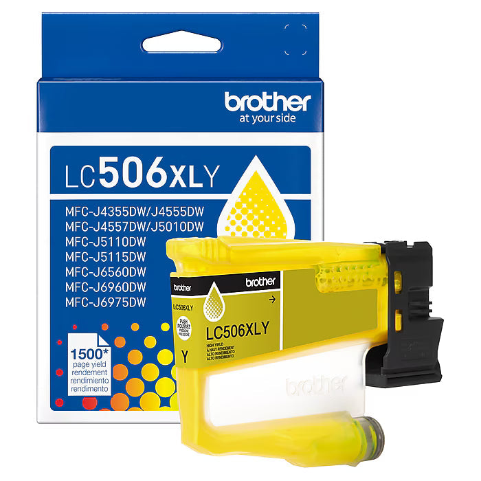 Original Brother LC506XL High Yield Yellow Ink Cartridge