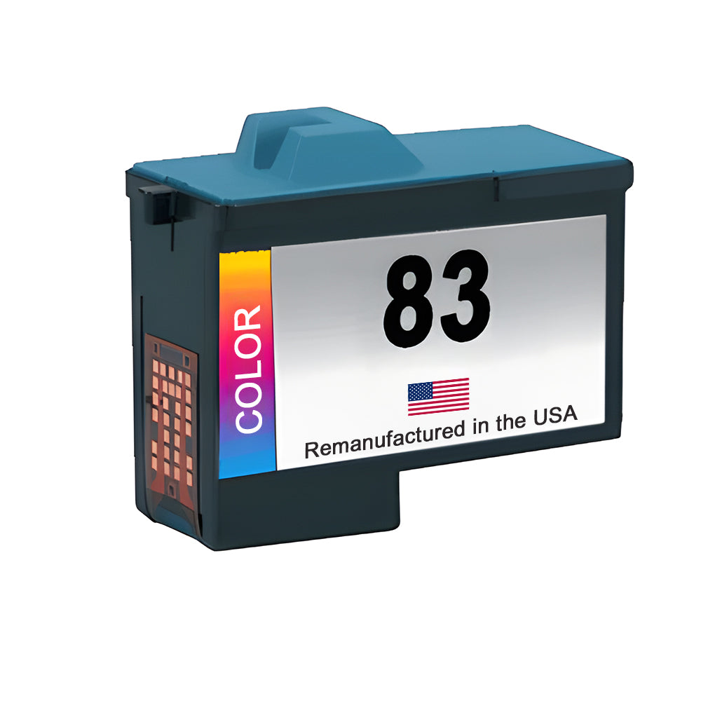 JIT Brand for Lexmark #83 Color Remanufactured in the USA Ink Cartridge