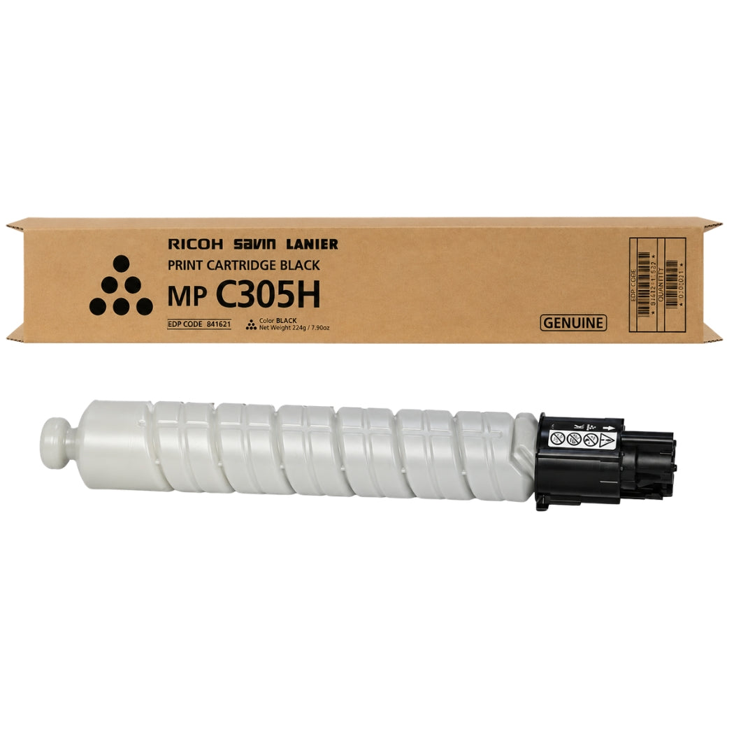 Ricoh MP C305H Black Toner Cartridge, 841621
