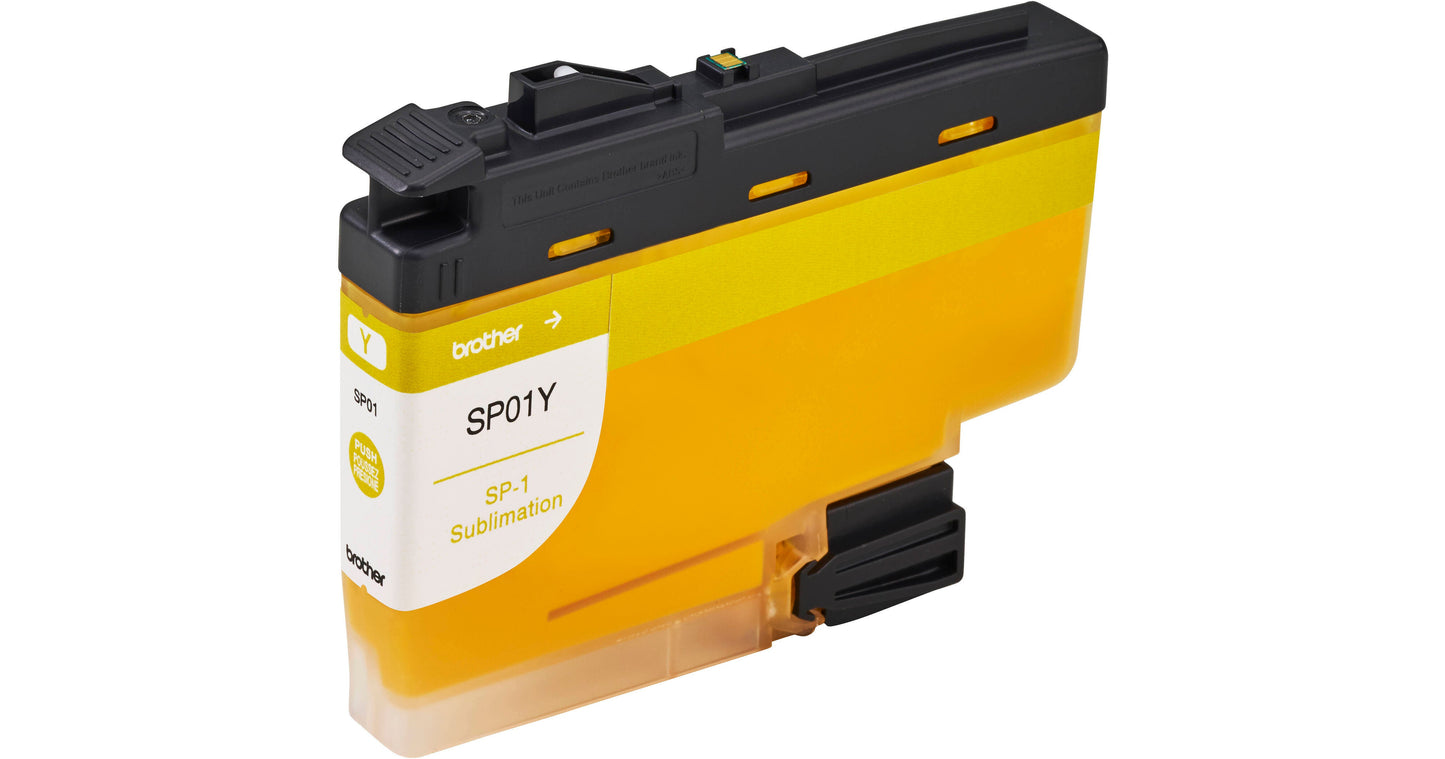 Original Brother SP01 Standard Yield Yellow Sublimation Bottle, SP01YS