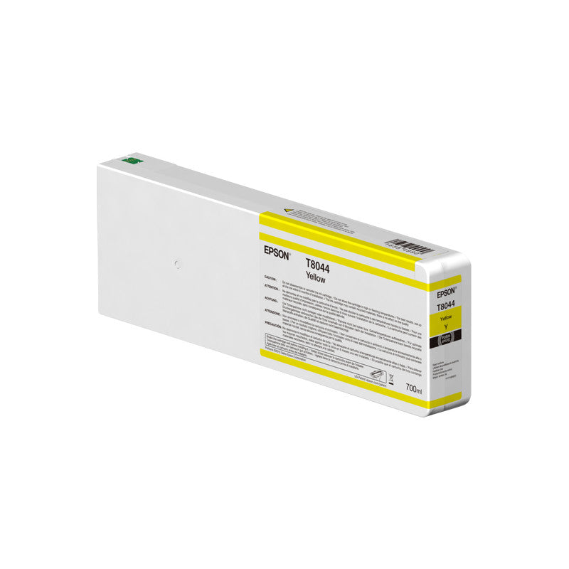 Genuine Epson 700ml UltraChrome HD Yellow Ink Cartridge, T804400