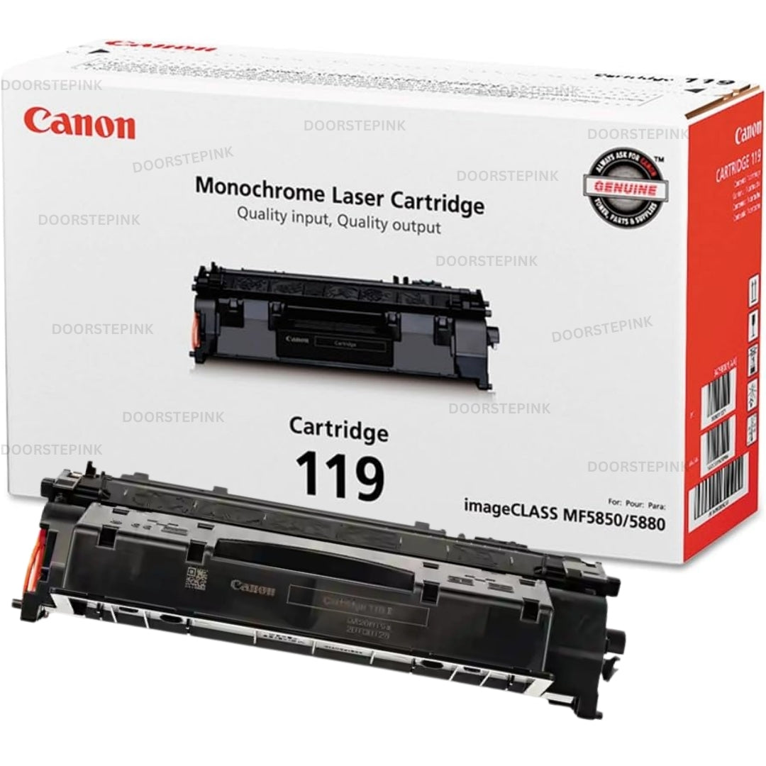 Genuine Canon 119 High-Yield Black Toner Cartridge, 3480B001