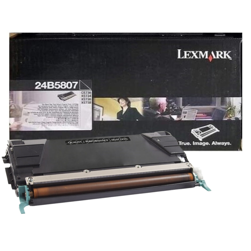 Genuine Lexmark 24B5807 Black High Yield Toner Cartridge
